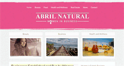 Desktop Screenshot of abrilnatural.com